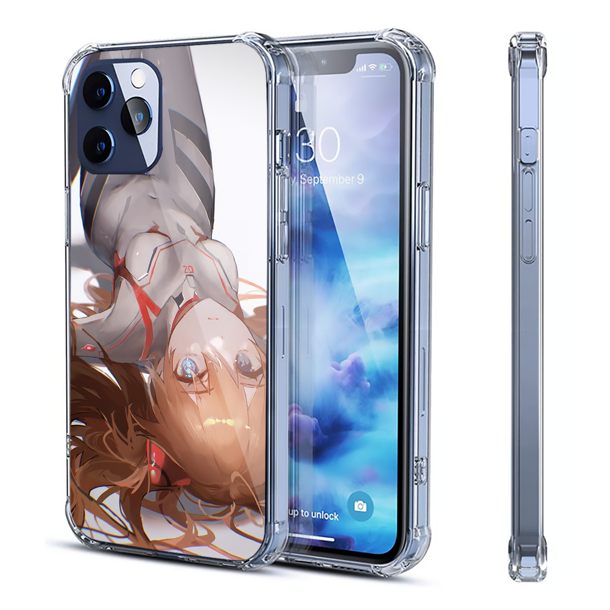 （画像用） EVA 新世紀エヴァンゲリオン 【iPhone 12シリーズ対応】透明スマホケース（クリアソフトケース）